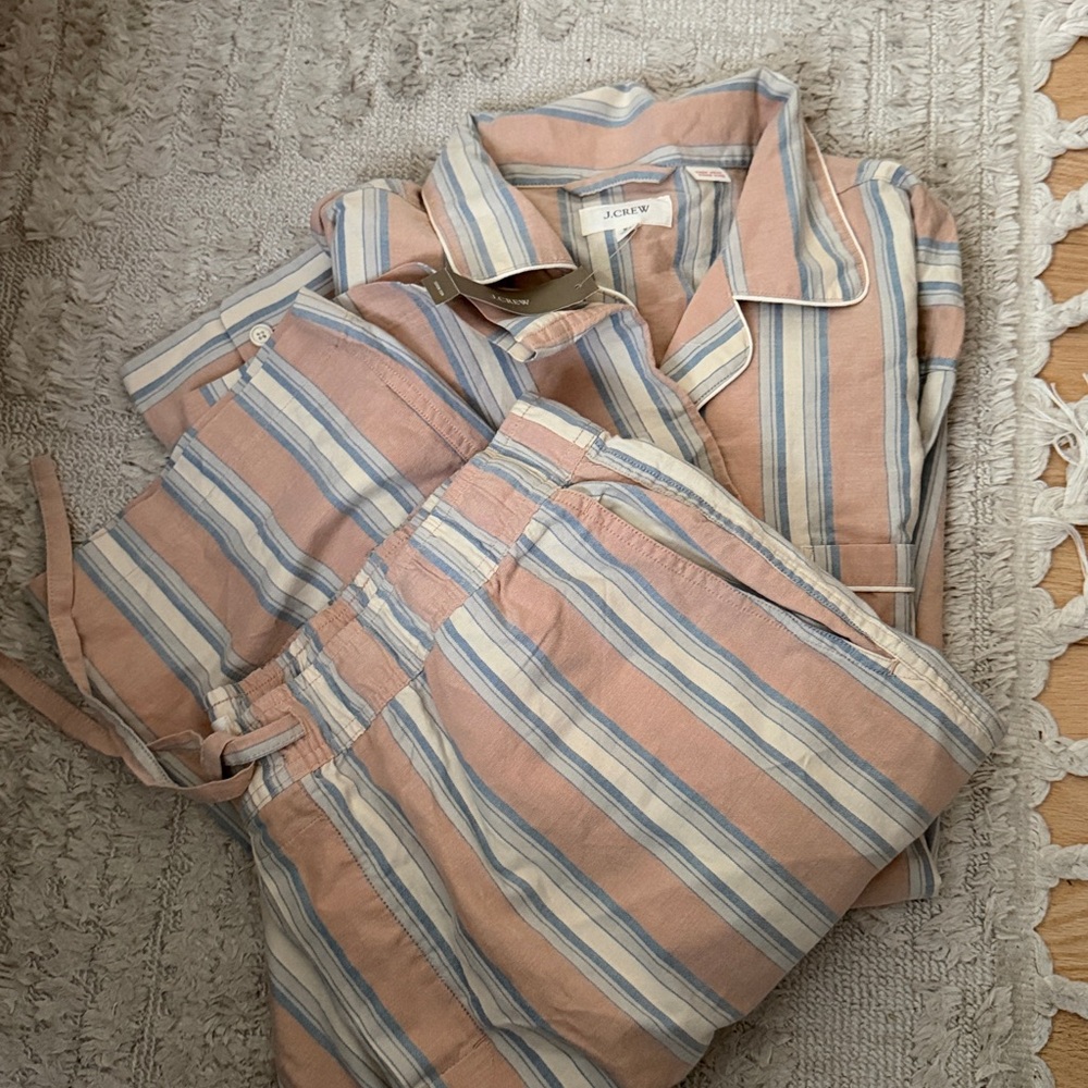 NWT J.Crew Men’s Pajama set 100% Cotton size XL